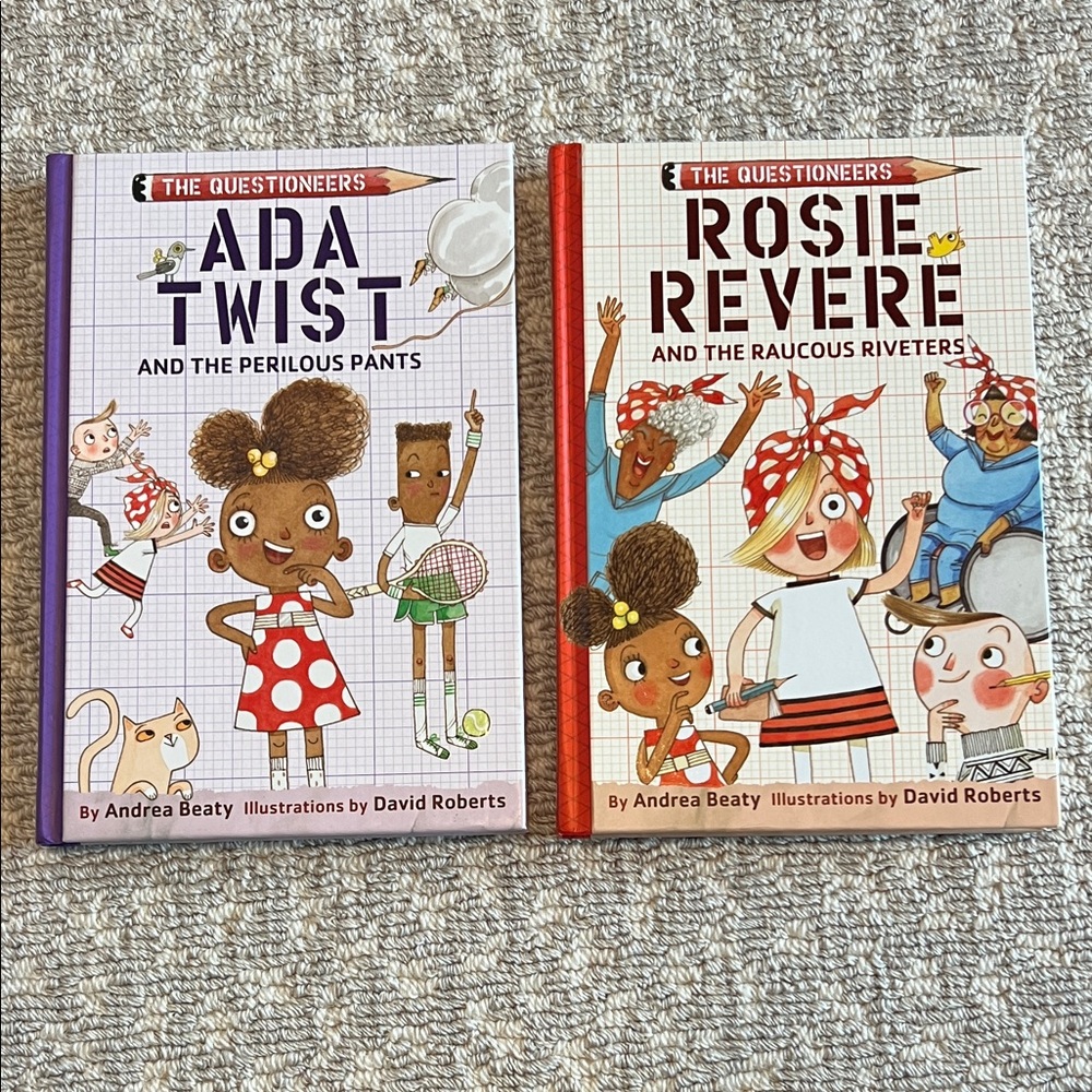 The Questioneers Kids Book Set - Ada Twist and Rosie Revere